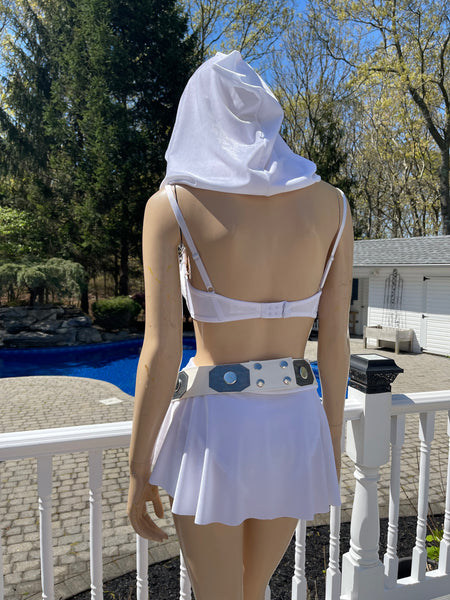 Princess Leia Inspired Top and Hiigh Rise Bottom Festival Dance Cosplay costume
