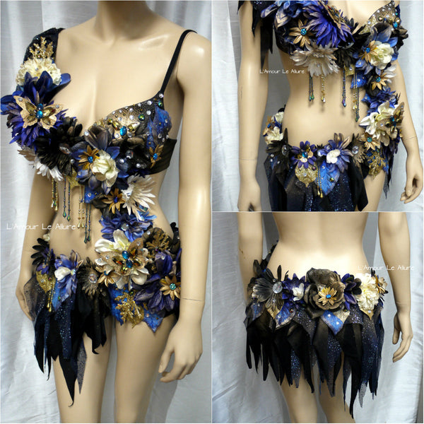 Midnights Dream Flower Fairy Bra and Bottom Monokini