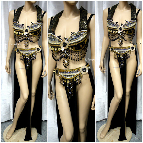 Umbreon Inspired Belly Dancer Cosplay Dance Costume Halloween Show Girl