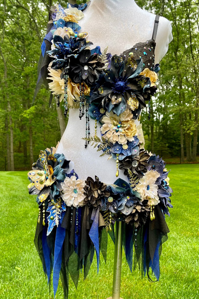 Midnights Dream Flower Fairy Bra and Bottom Monokini