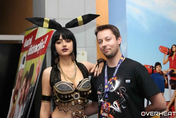 Umbreon Inspired Belly Dancer Cosplay Dance Costume Halloween Show Girl