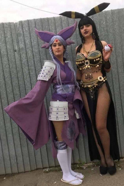 Umbreon Inspired Belly Dancer Cosplay Dance Costume Halloween Show Girl