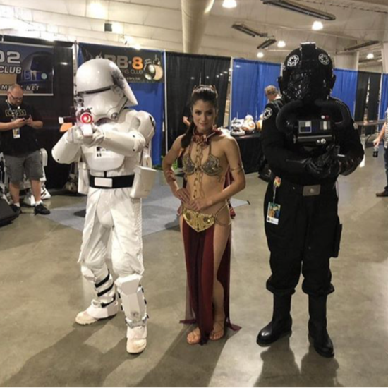 Princess Leia Inspired Diamond Samba carnival Dance Festival Cosplay costume