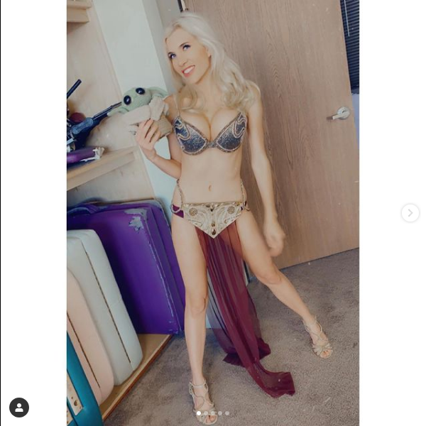 Princess Leia Inspired Diamond Samba carnival Dance Festival Cosplay costume