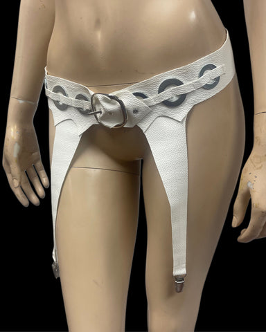 Gisele B Inspired Faux Leather Garter Belt