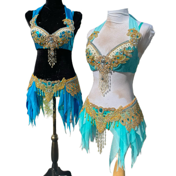 Custom Order For Anika - Burgundy Princess Jasmine Inspired Cosplay Dance Costume
