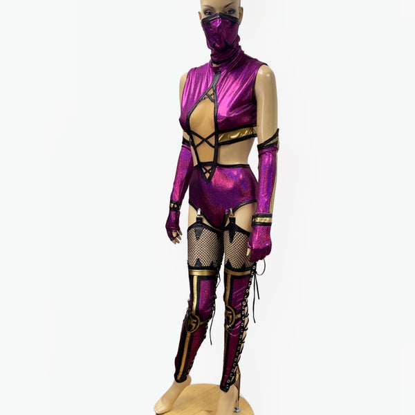 Video Game - Mileena Inspired Dance Festival Cosplay Costume