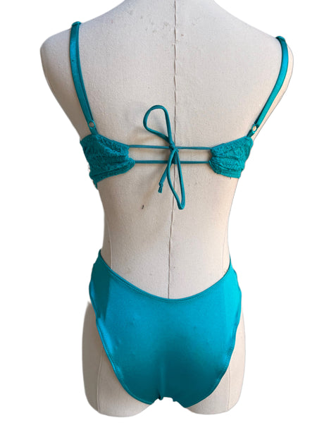 Ready to Ship - 34B Medium -  Princess Jasmine Inspired Gold Chain Scrunchie Bottom Burlesque Show Girl