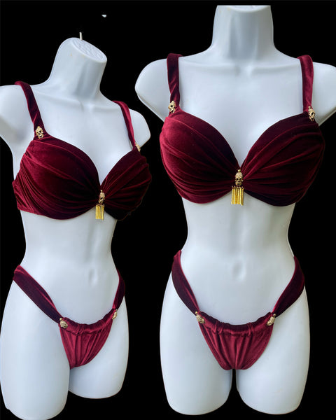 Serpent Queen Vampire Dancer Handmade Cosplay Rave Bra Set