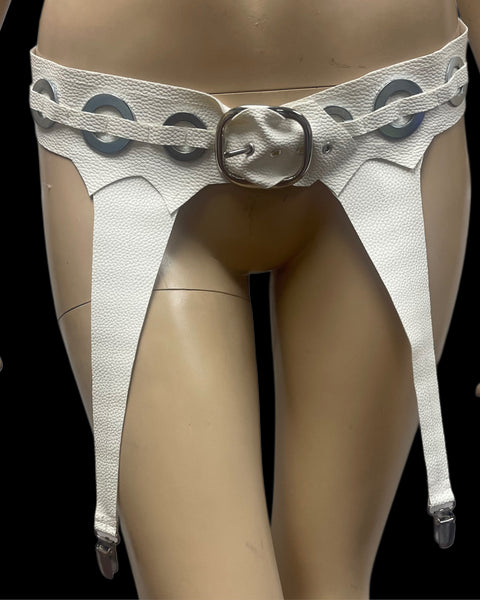Gisele B Inspired Faux Leather Garter Belt