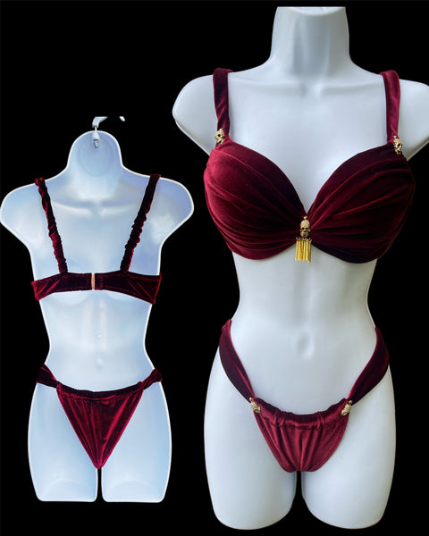 Serpent Queen Vampire Dancer Handmade Cosplay Rave Bra Set