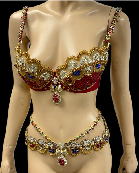Diamond Runway Angel Inspired Bra Set Costume
