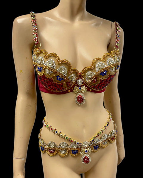 Diamond Runway Angel Inspired Bra Set Costume