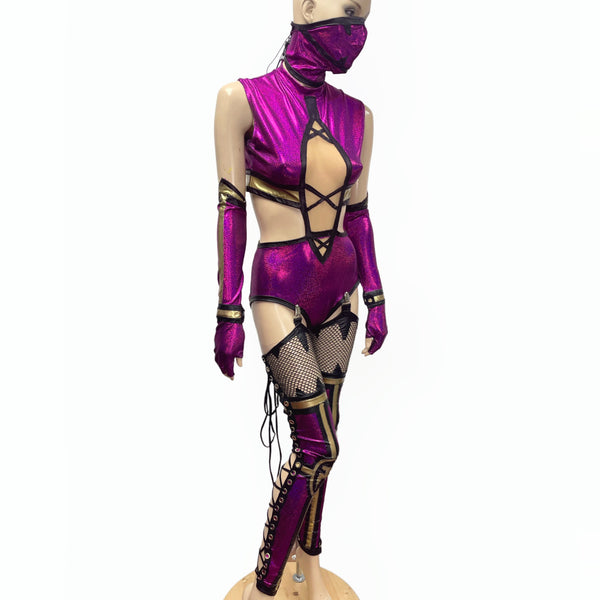 Video Game - Mileena Inspired Dance Festival Cosplay Costume