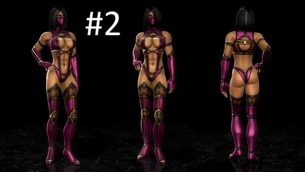 Preorder Costume - Video Game - Mortal Combat Character - Mileena