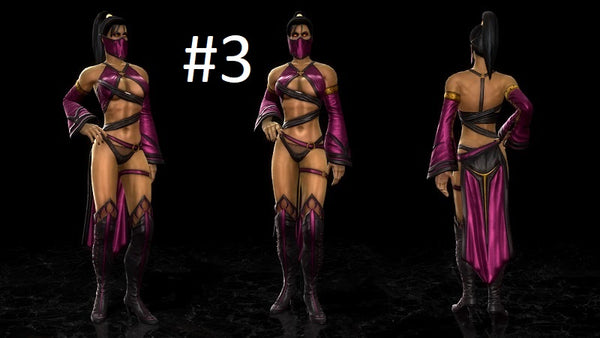 Preorder Costume - Video Game - Mortal Combat Character - Mileena