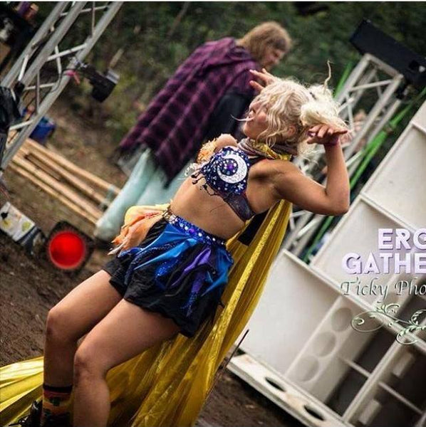 Sun and Moon bra and Half Skirt Dance Halloween Costume