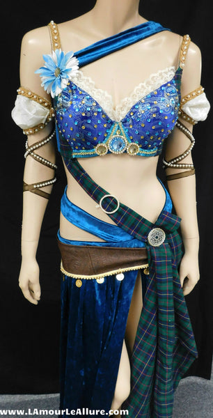 Blatterbury Art inspired Belly Dancer Inspired Disney Merida Costume