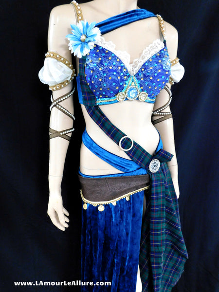 Blatterbury Art inspired Belly Dancer Inspired Disney Merida Costume