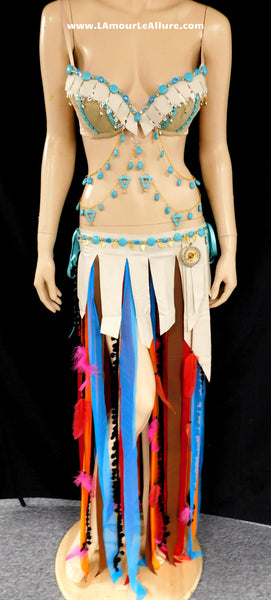 Blatterbury Art inspired Belly Dancer Disney Pocahontas Costume