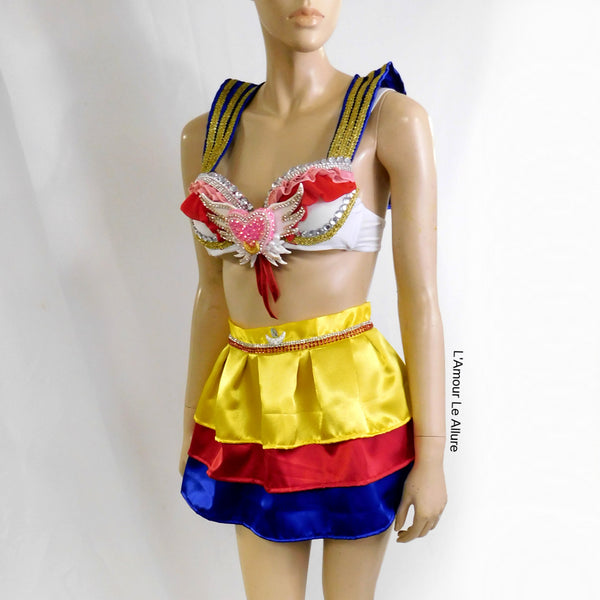 Eternal Sailor Moon Cosplay Dance Costume Rave Bra Halloween