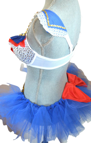 Sailor Moon Cosplay Rave Bra and TuTu Bustle Halloween Dance Costume