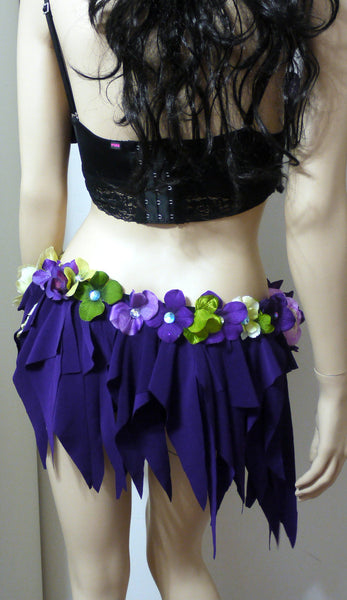 Dark Fairy 2 Costume Cosplay Dance Rave Bra Halloween