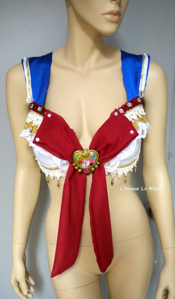 Sailor Moon - Sailormoon Cosplay Dance Costume Rave Bra Halloween