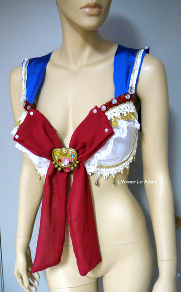 Sailor Moon - Sailormoon Cosplay Dance Costume Rave Bra Halloween