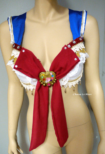 Sailor Moon - Sailormoon Cosplay Dance Costume Rave Bra Halloween