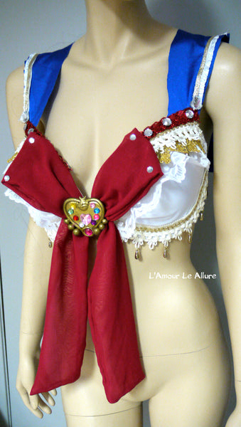 Sailor Moon - Sailormoon Cosplay Dance Costume Rave Bra Halloween