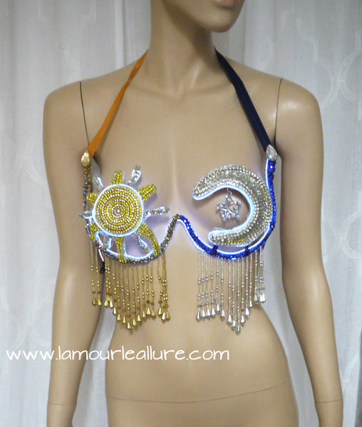 LED Sun and Moon Samba Rave Carnival top