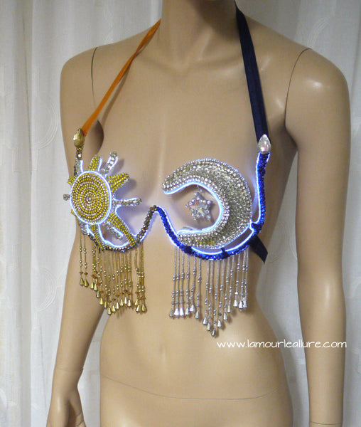 LED Sun and Moon Samba Rave Carnival top