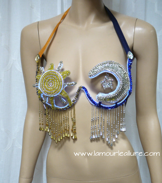 LED Sun and Moon Samba Rave Carnival top