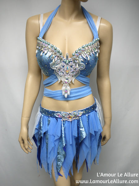 Princess Cinderella Bra with Skirt Cosplay Dance Halloween Costume