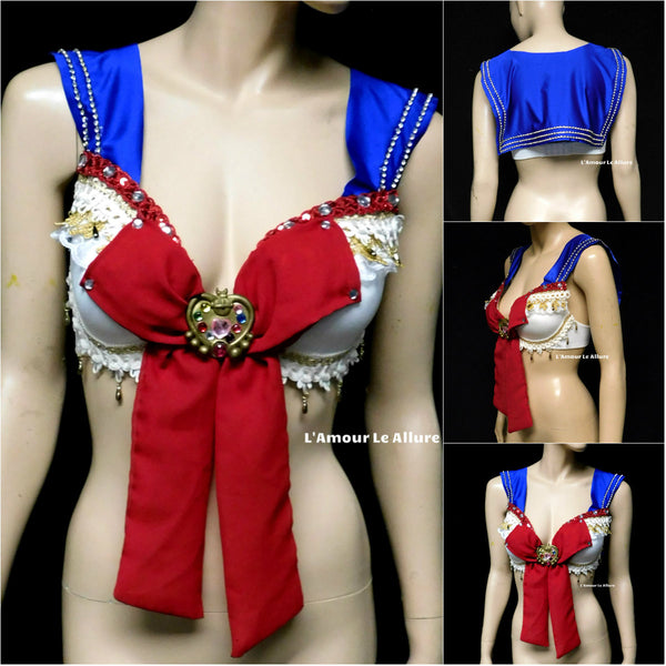 Sailor Moon - Sailormoon Cosplay Dance Costume Rave Bra Halloween