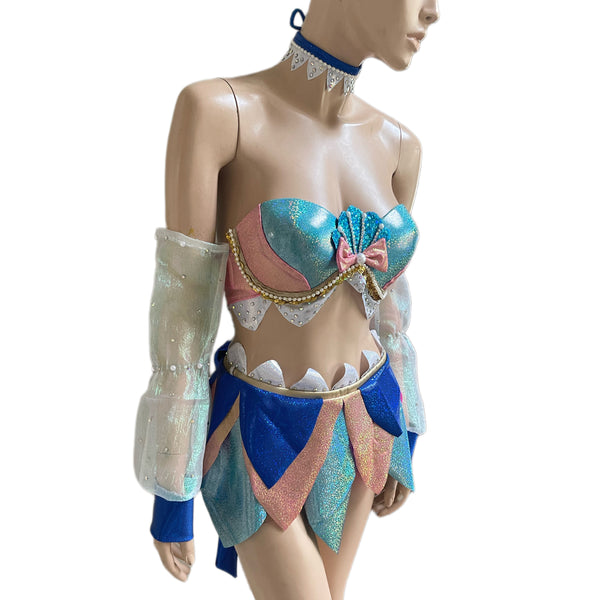 Pretty Cure Glitter Force Mermaid Themed Costume