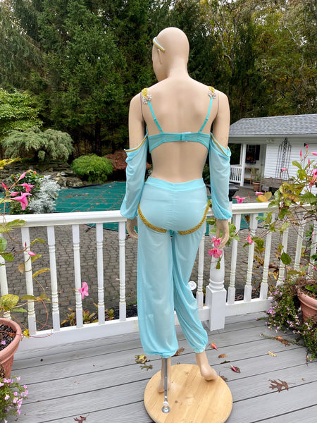 Princess Jasmine Headband, Bra Top and Pants